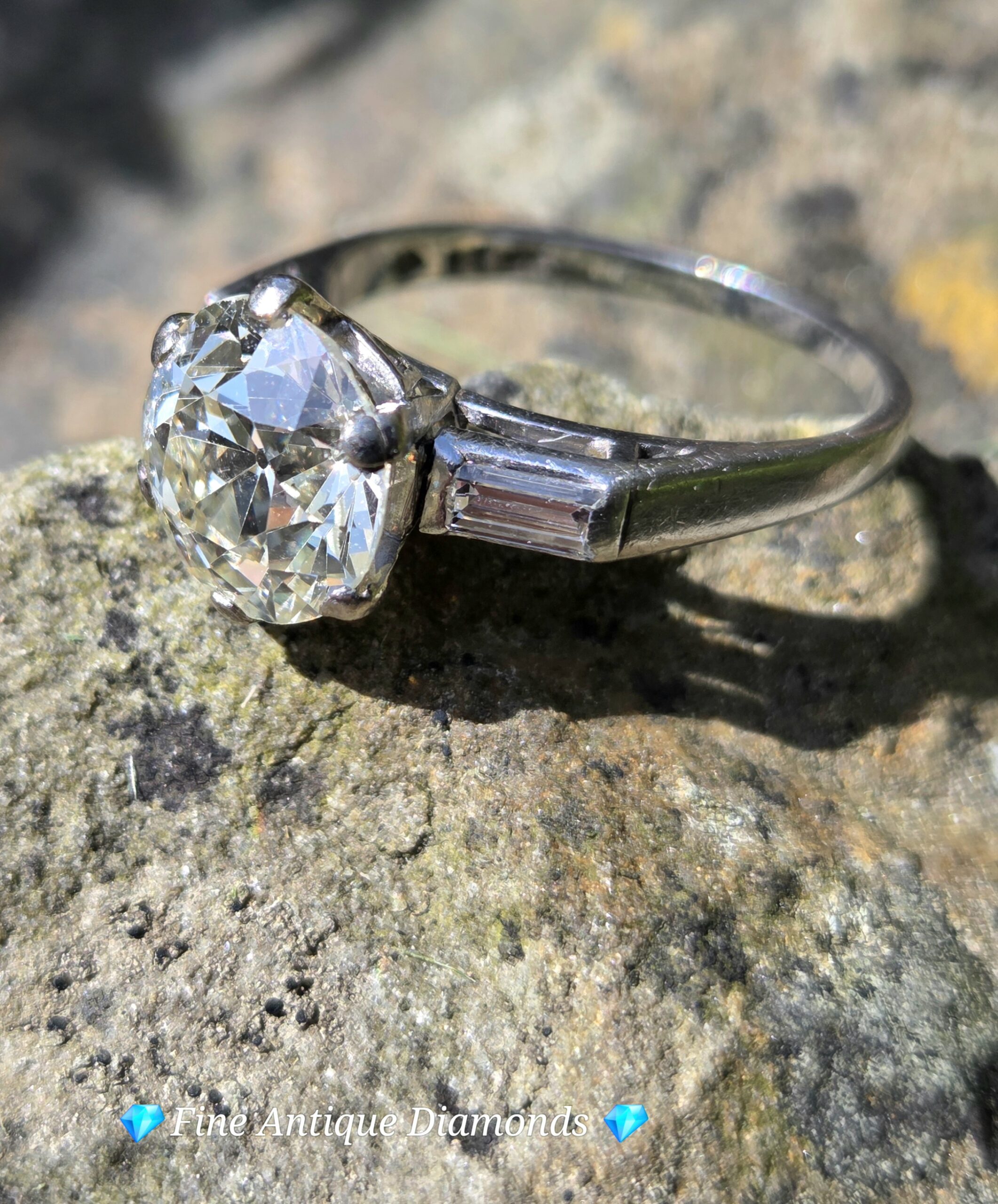 Wonderful 3.50ct Old European Cut diamond solitaire - Image 3