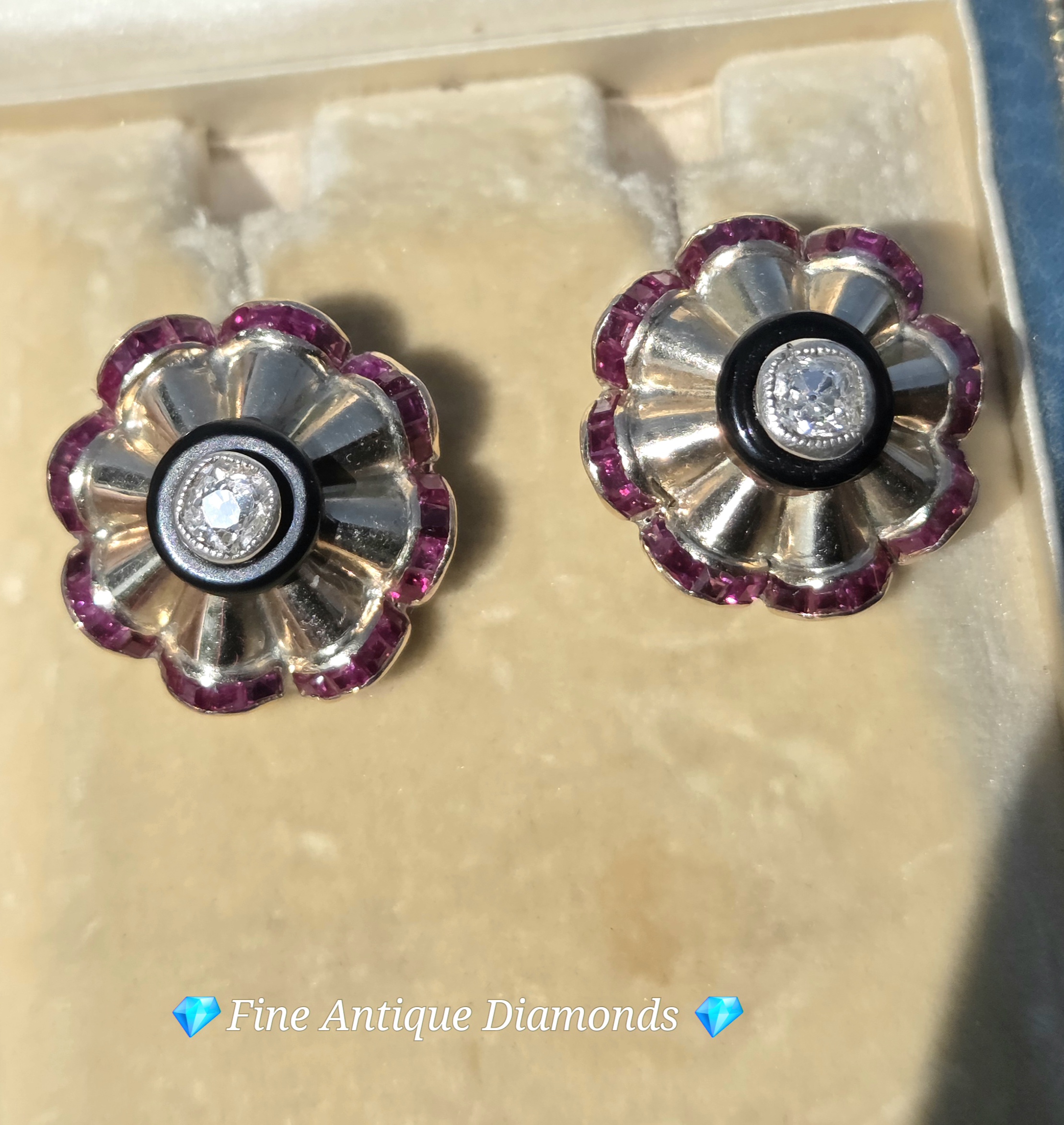 Incredible Art Deco studs