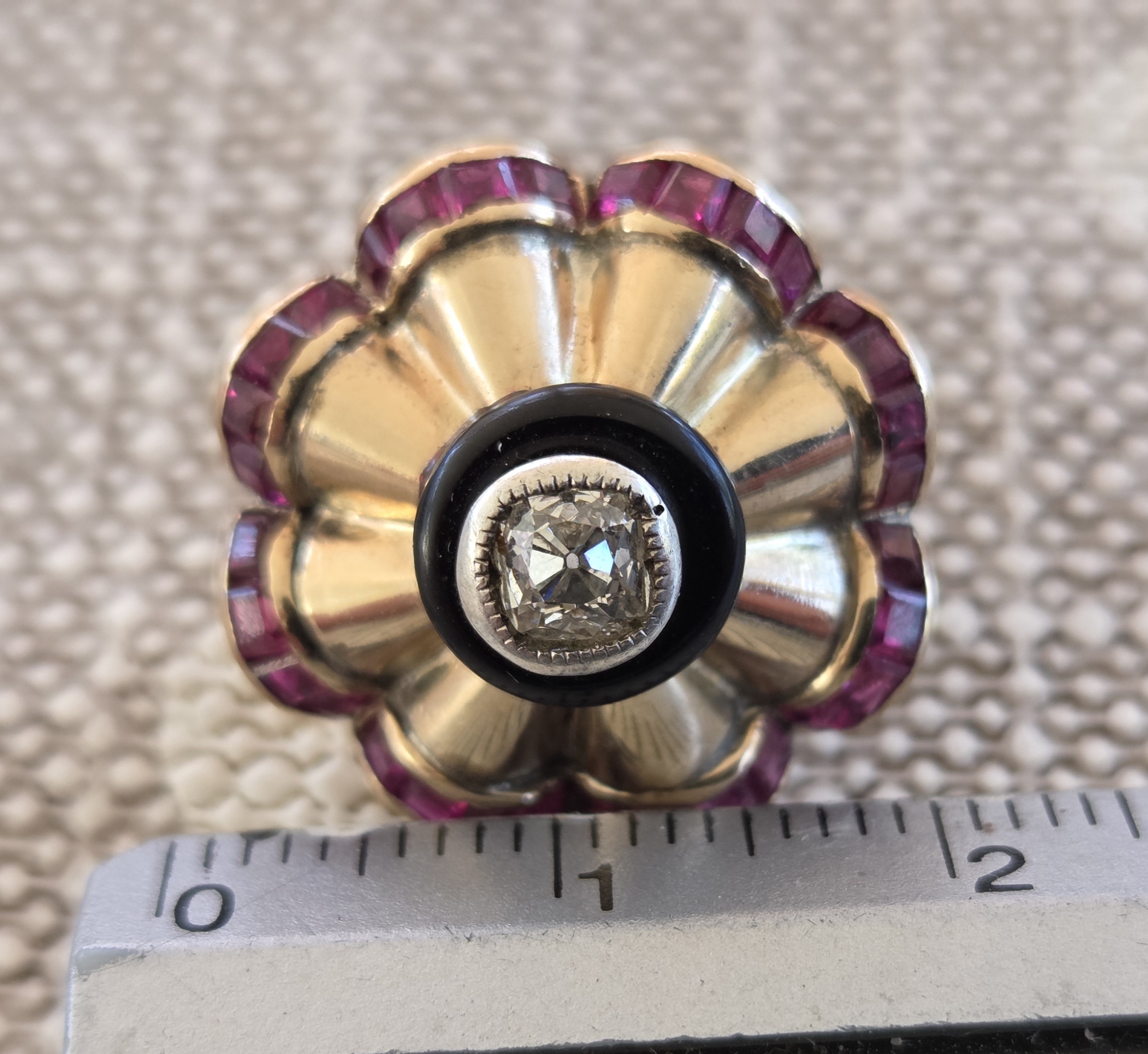 Incredible Art Deco studs - Image 6