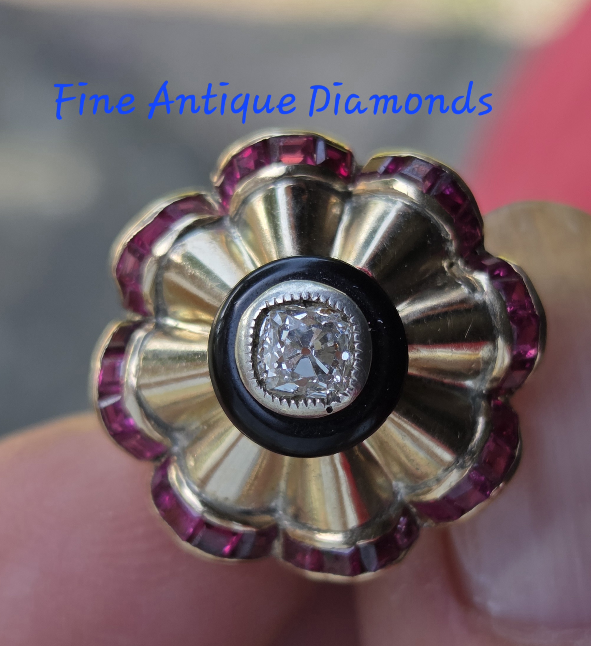 Incredible Art Deco studs - Image 5