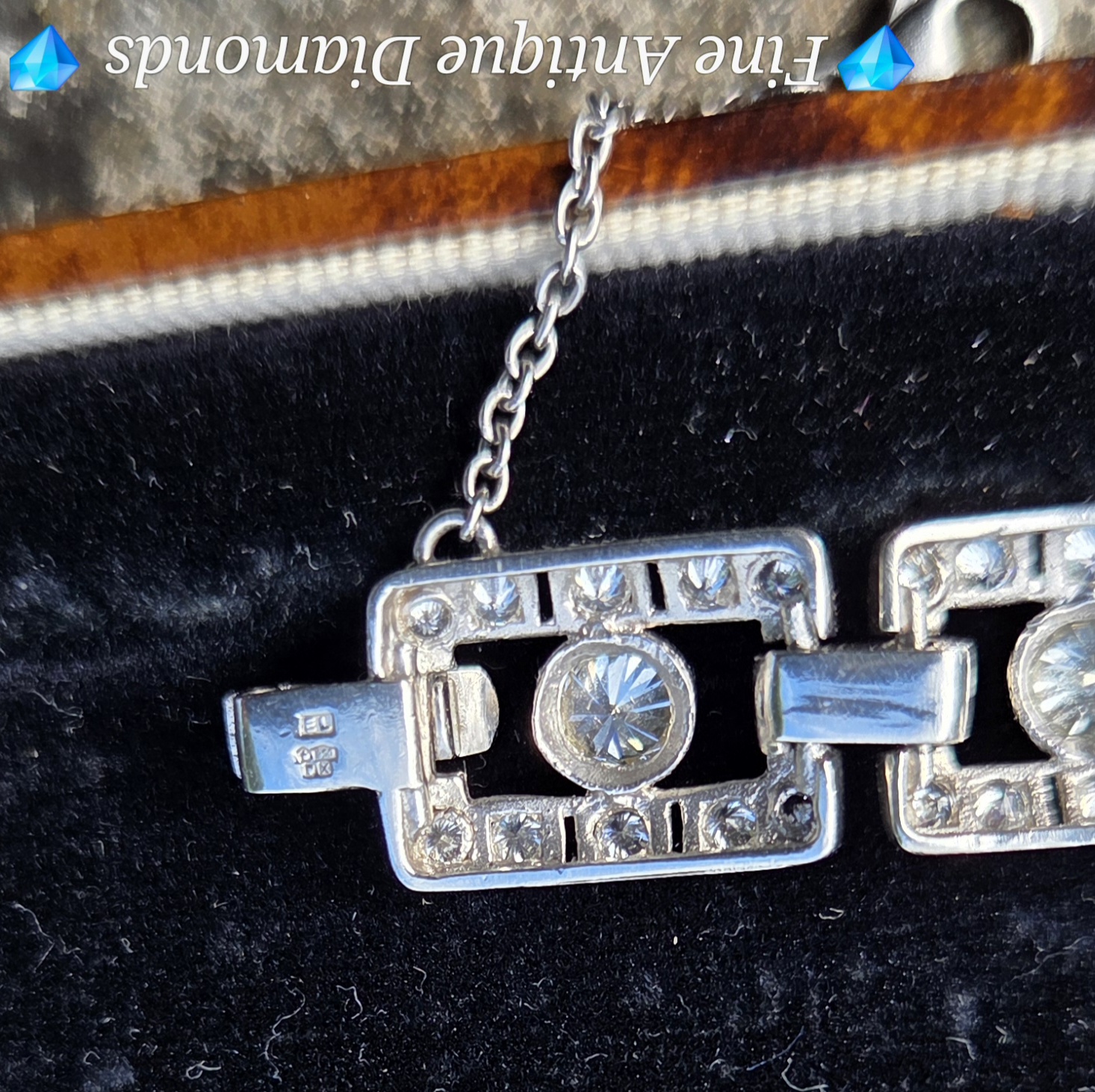 Antique Diamond bracelet. - Image 4
