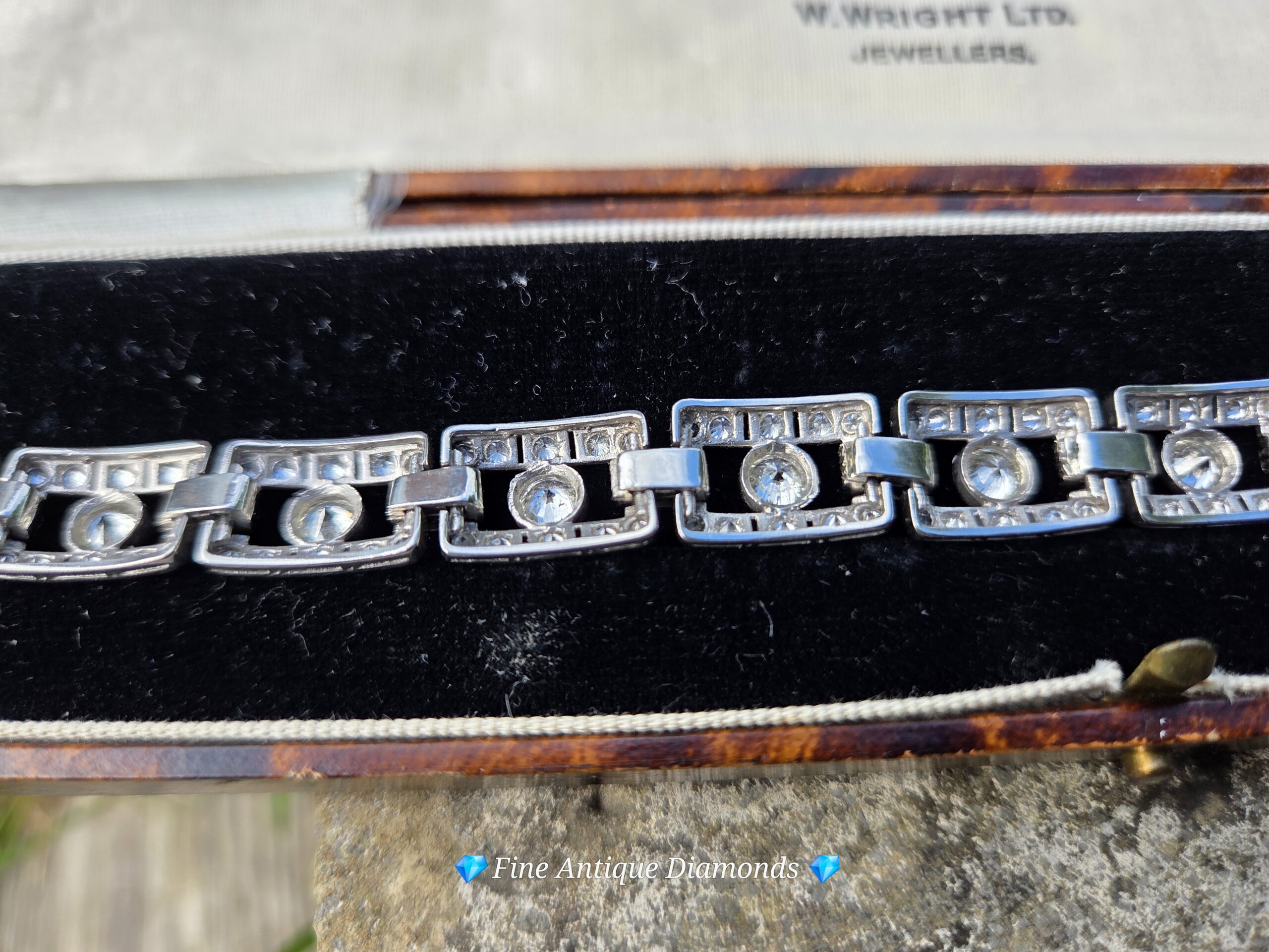 Antique Diamond bracelet. - Image 5