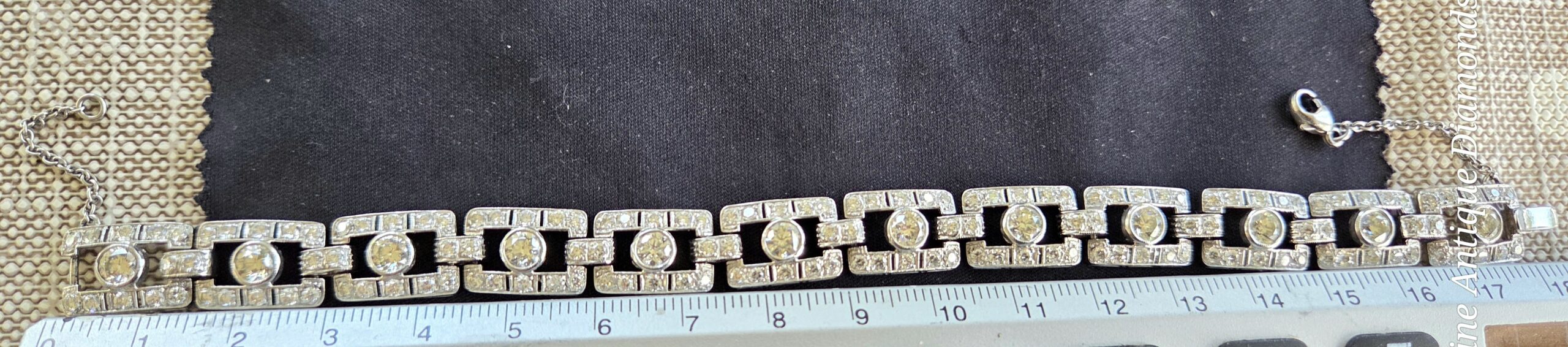 Antique Diamond bracelet. - Image 6