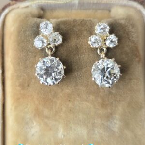 Exceptional Old cut Diamond earrings