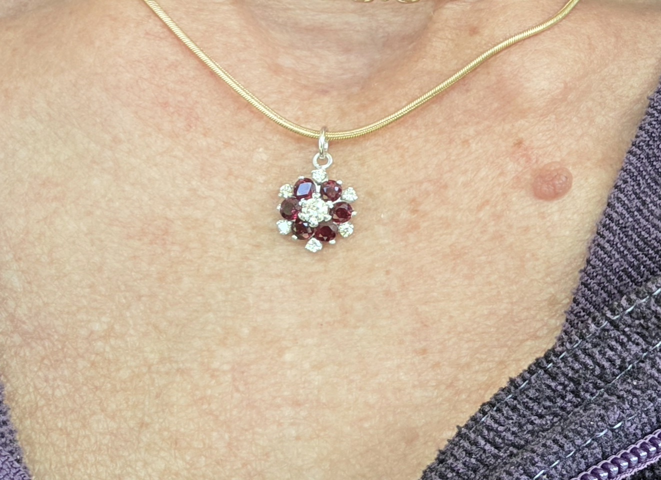 Stunning Ruby & Diamond Pendant - Image 11