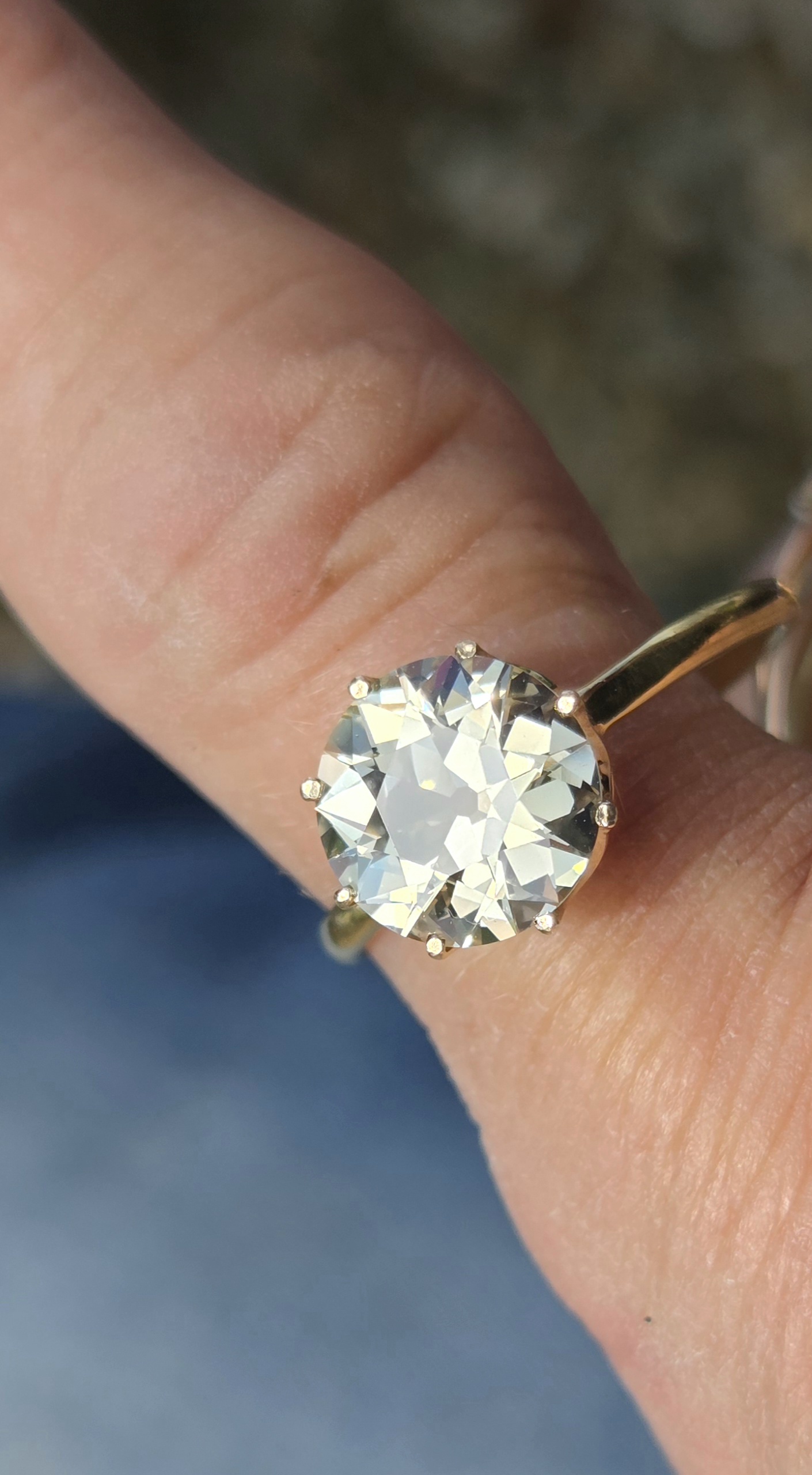 Top clarity Old European cut Solitaire. - Image 13