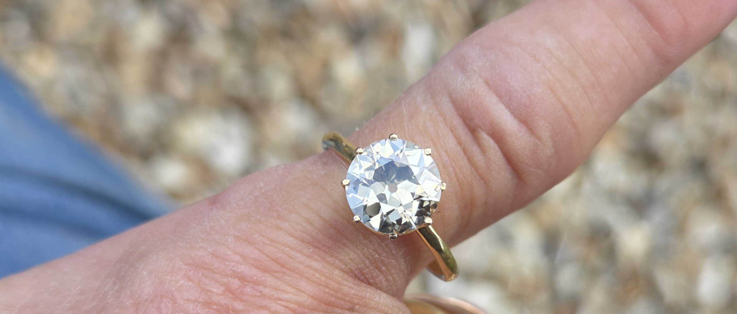 Top clarity Old European cut Solitaire. - Image 8