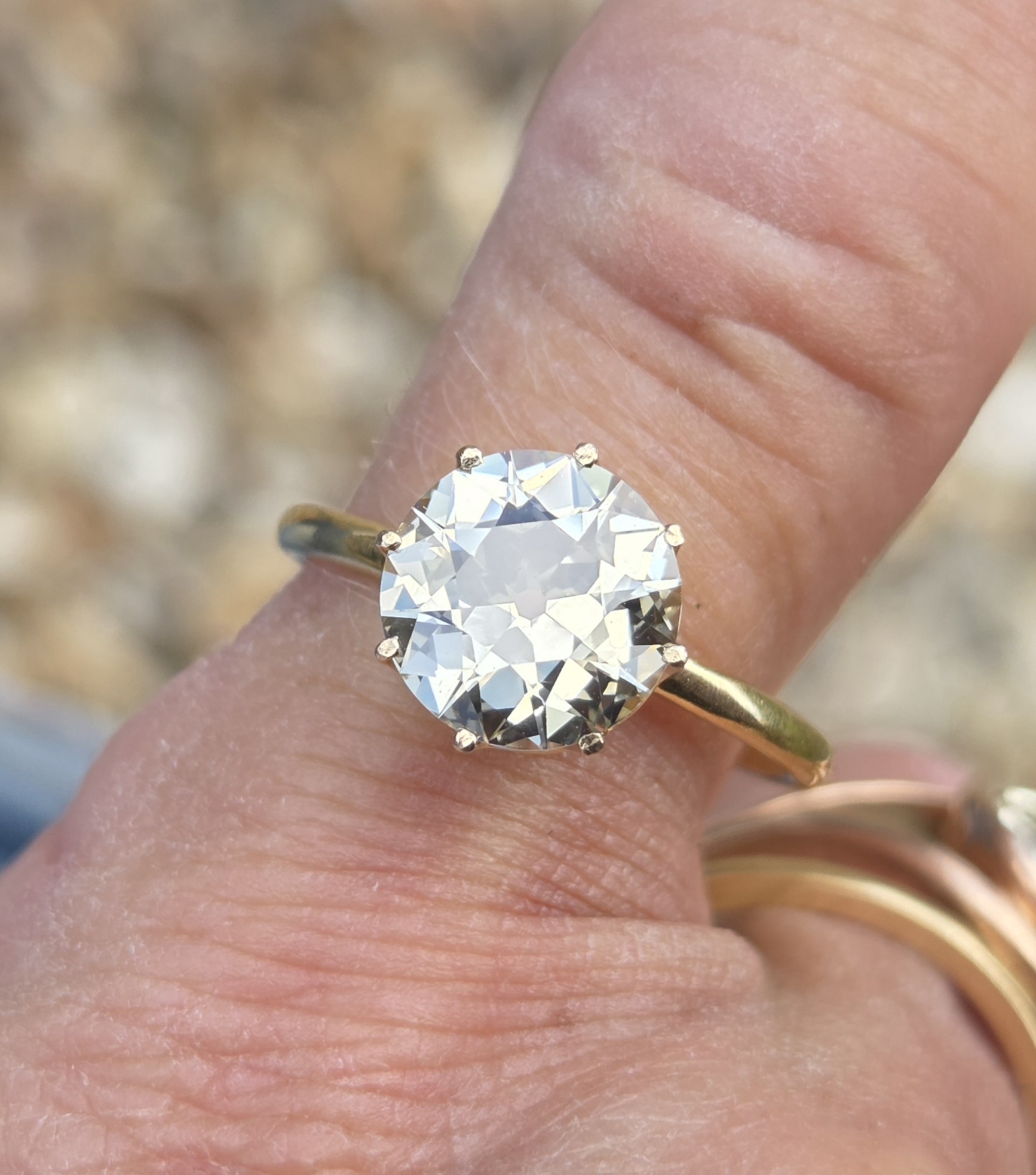 Top clarity Old European cut Solitaire. - Image 7