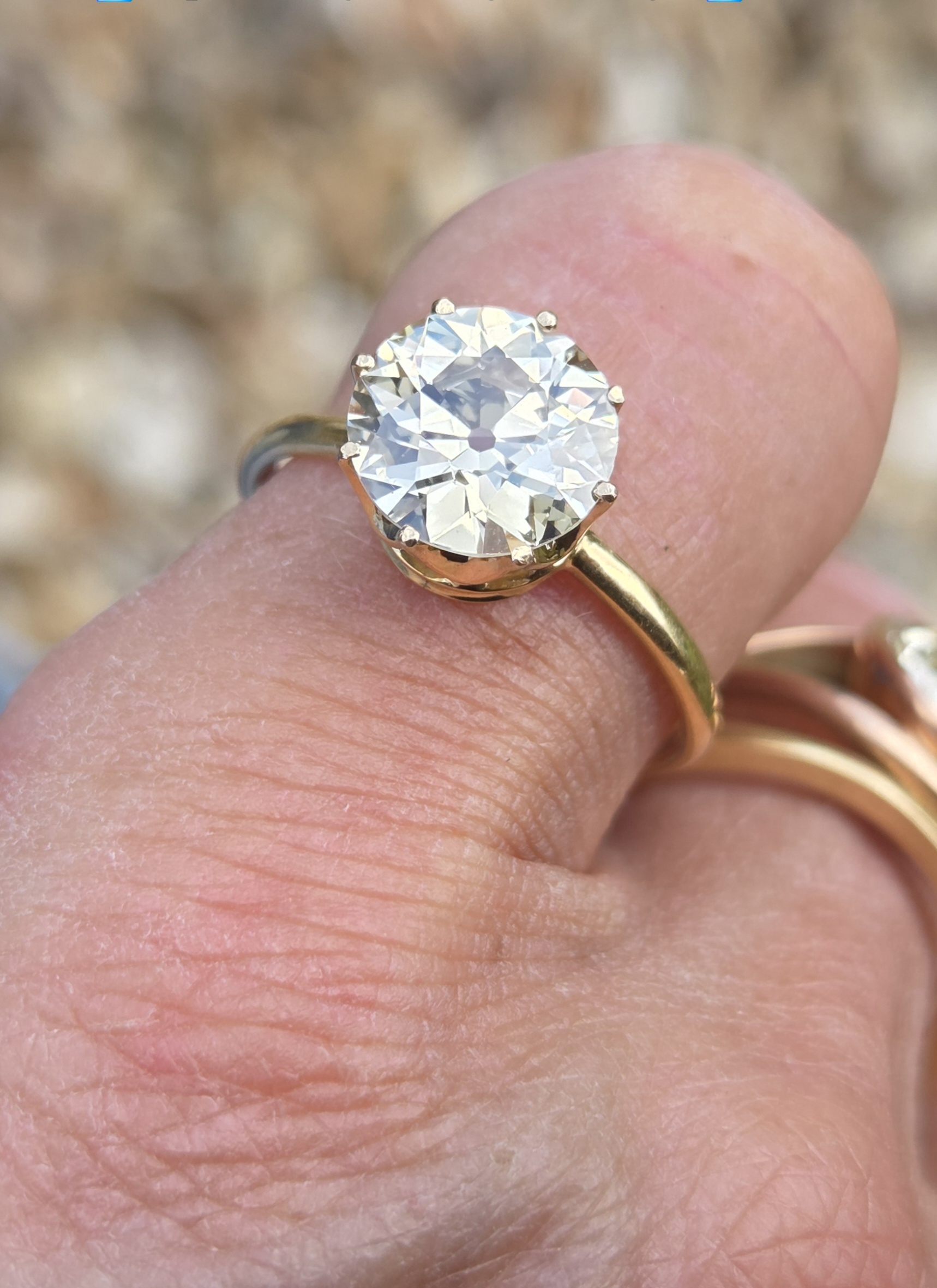 Top clarity Old European cut Solitaire. - Image 6