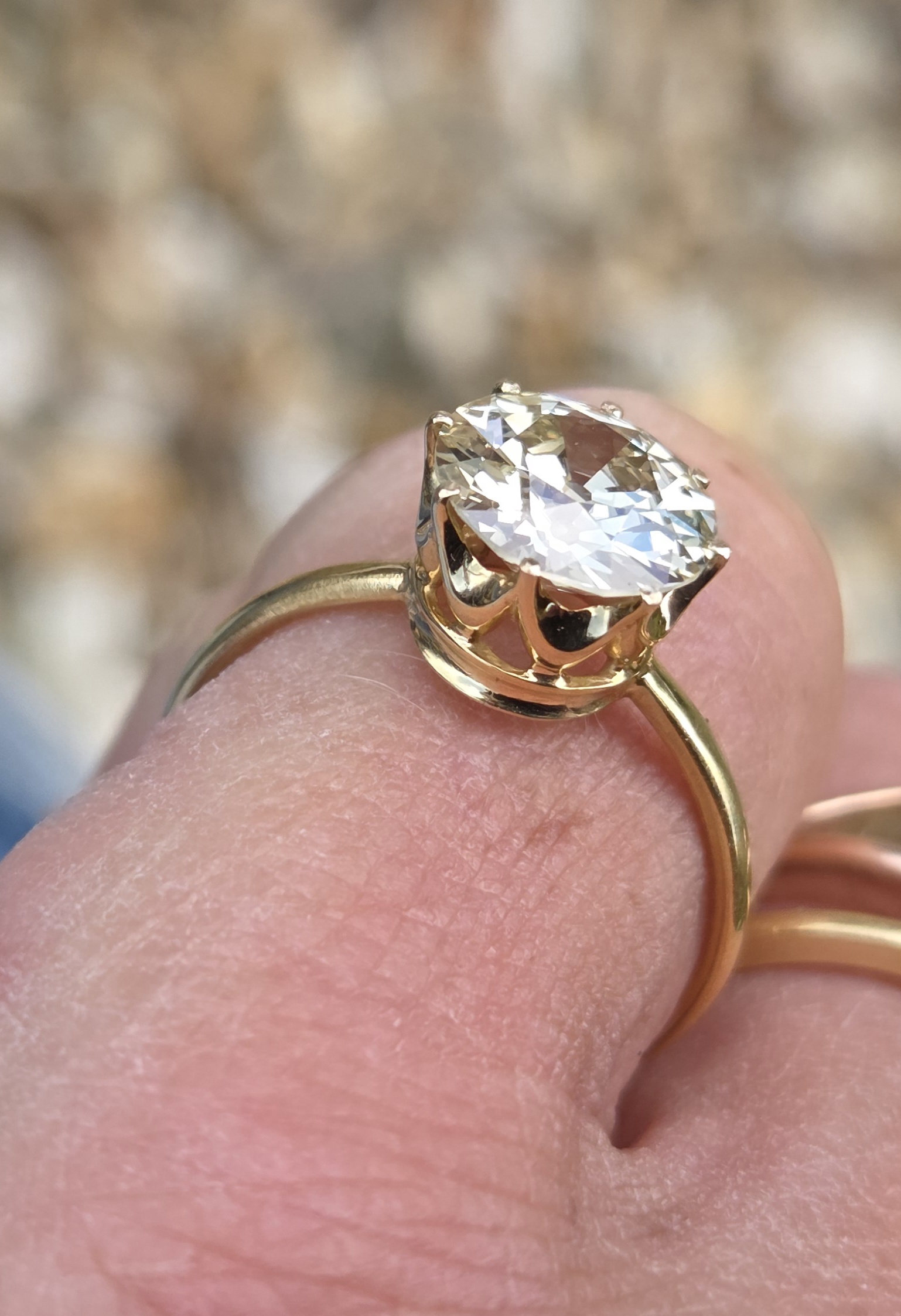 Top clarity Old European cut Solitaire. - Image 5