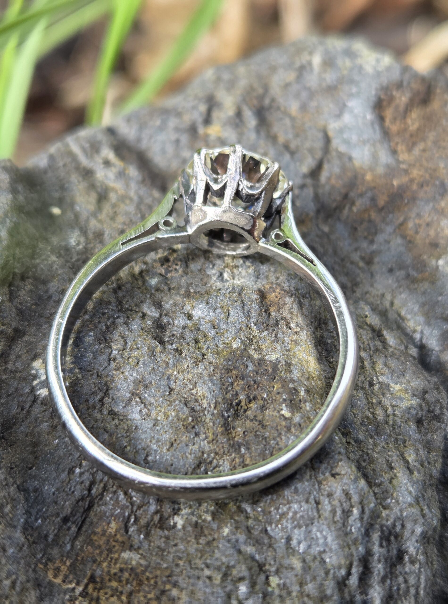 Stunning Transitional cut Diamond Solitaire - Image 14