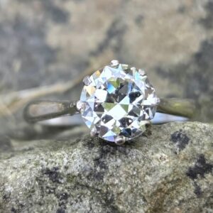 Stunning Transitional cut Diamond Solitaire