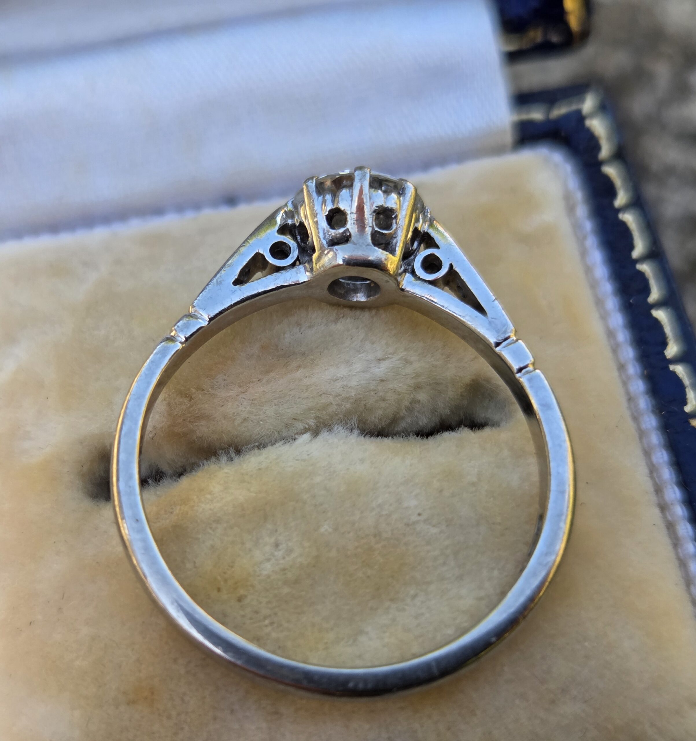 Pretty 1ct Old cut Diamond Solitaire - Image 7