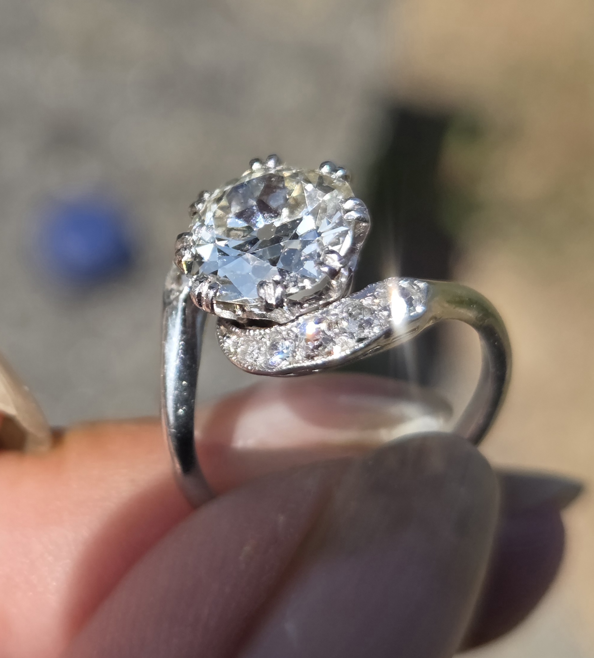 Fabulous 2ct + Old Mine cut solitaire - Image 11