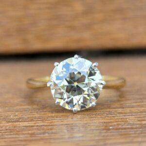 Classic 2.35ct Old European cut Diamond Solitaire
