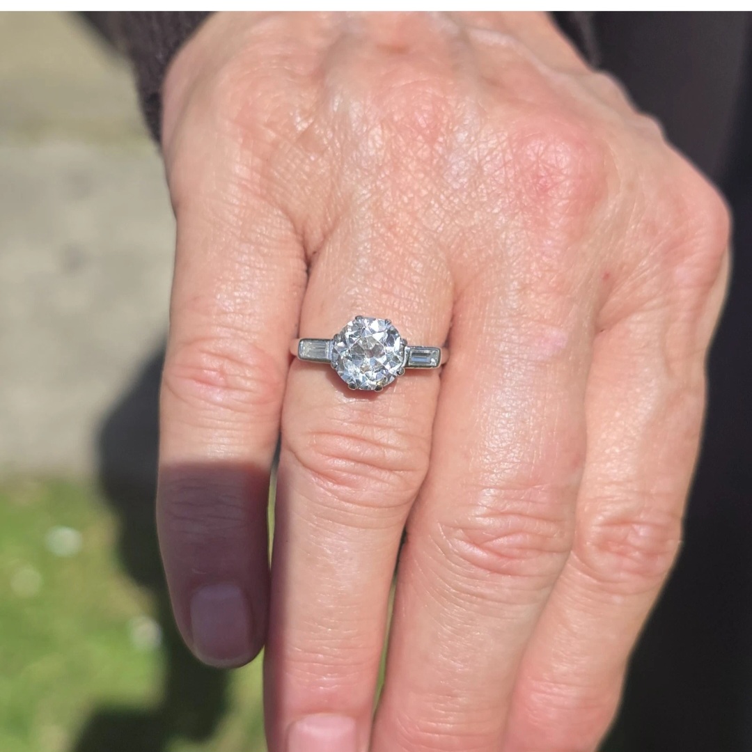 A special Old cut Diamond Solitaire! 2.50ct. - Image 9