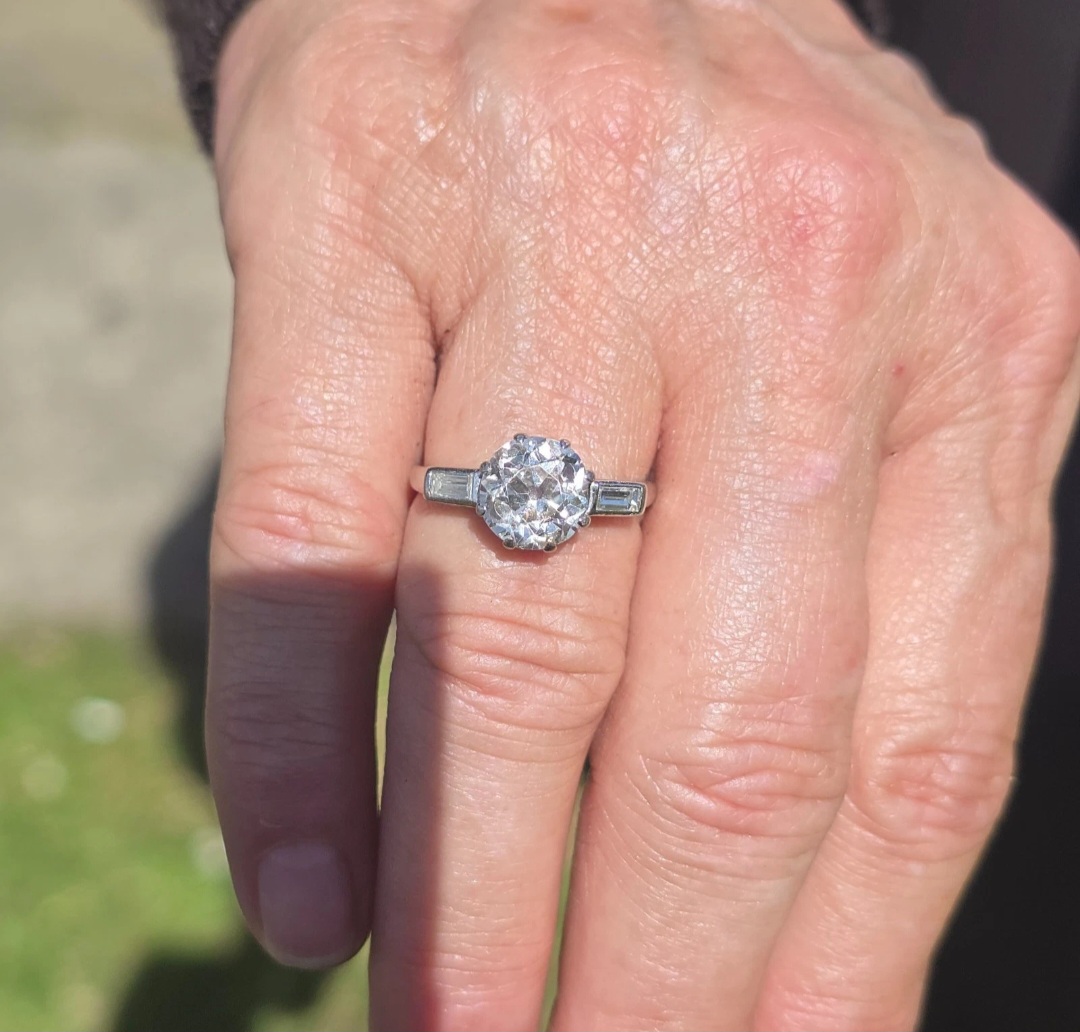 A special Old cut Diamond Solitaire! 2.50ct. - Image 8
