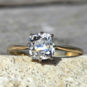 A special Old Mine cut Diamond Solitaire.