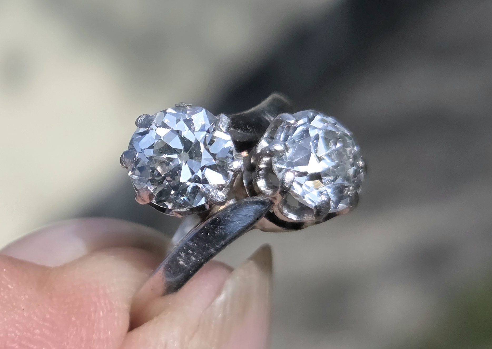 A very special Diamond Toi et Moi. - Image 8