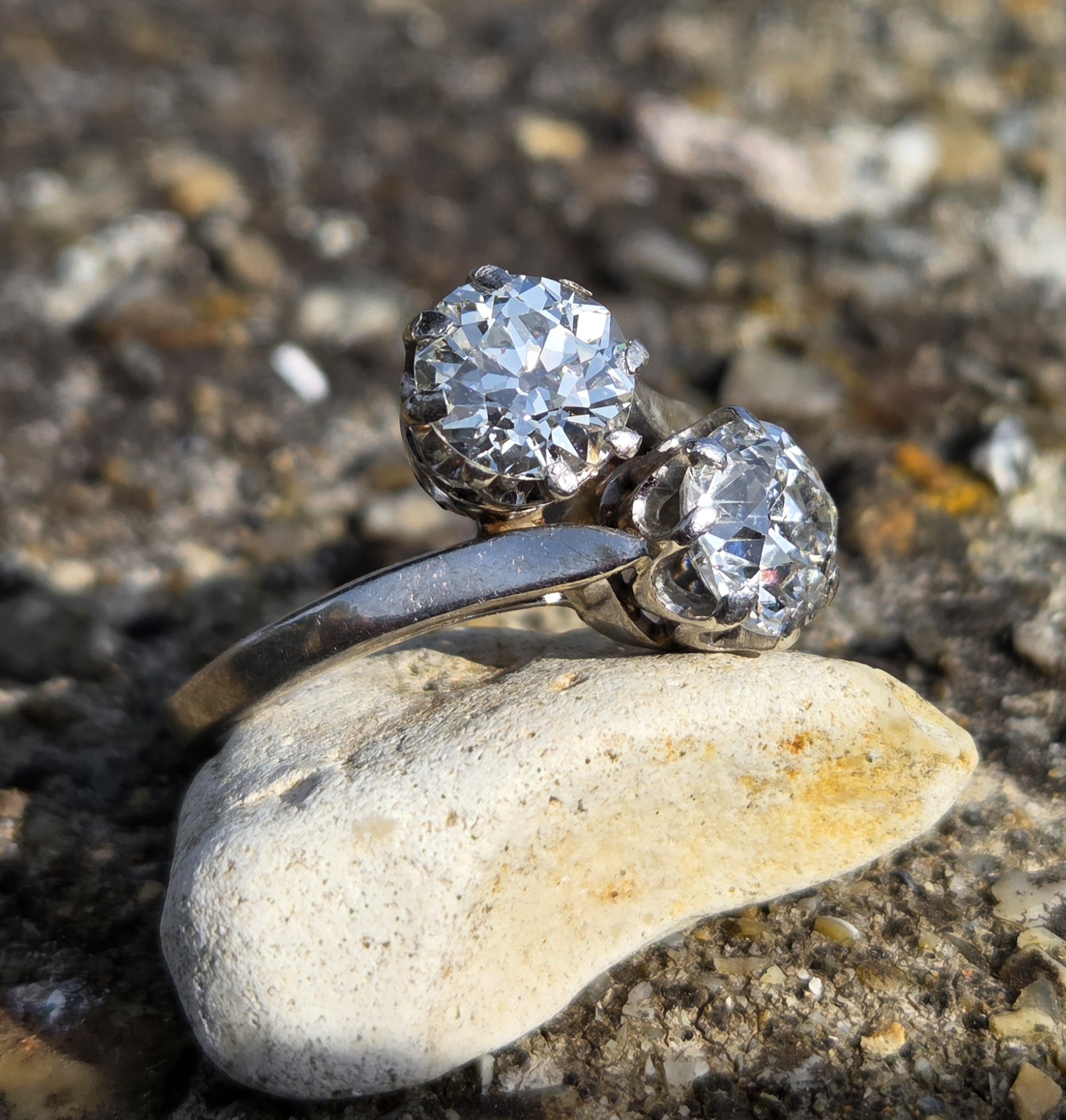 A very special Diamond Toi et Moi. - Image 6