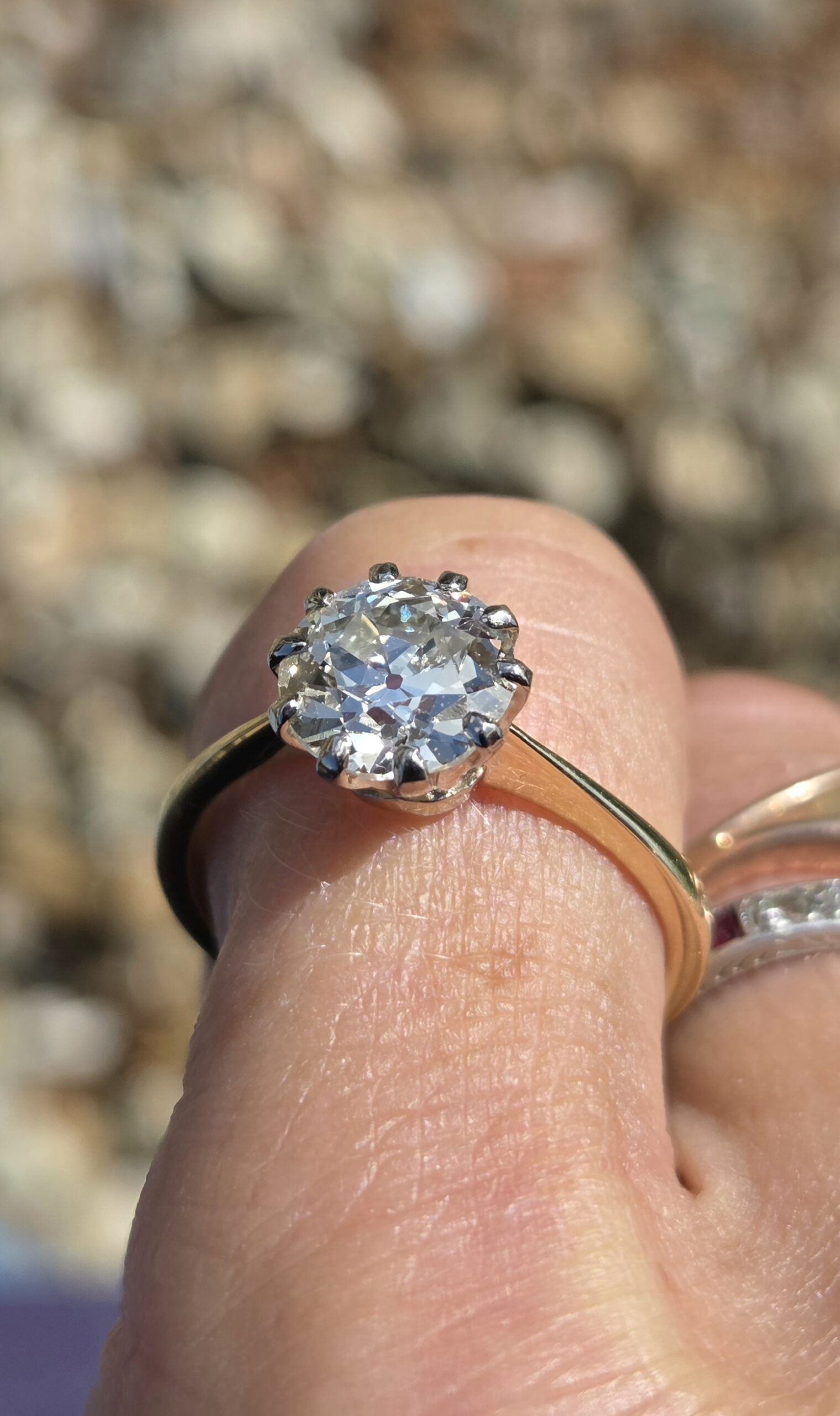 A beautiful 2.05ct Old European cut solitaire. - Image 4