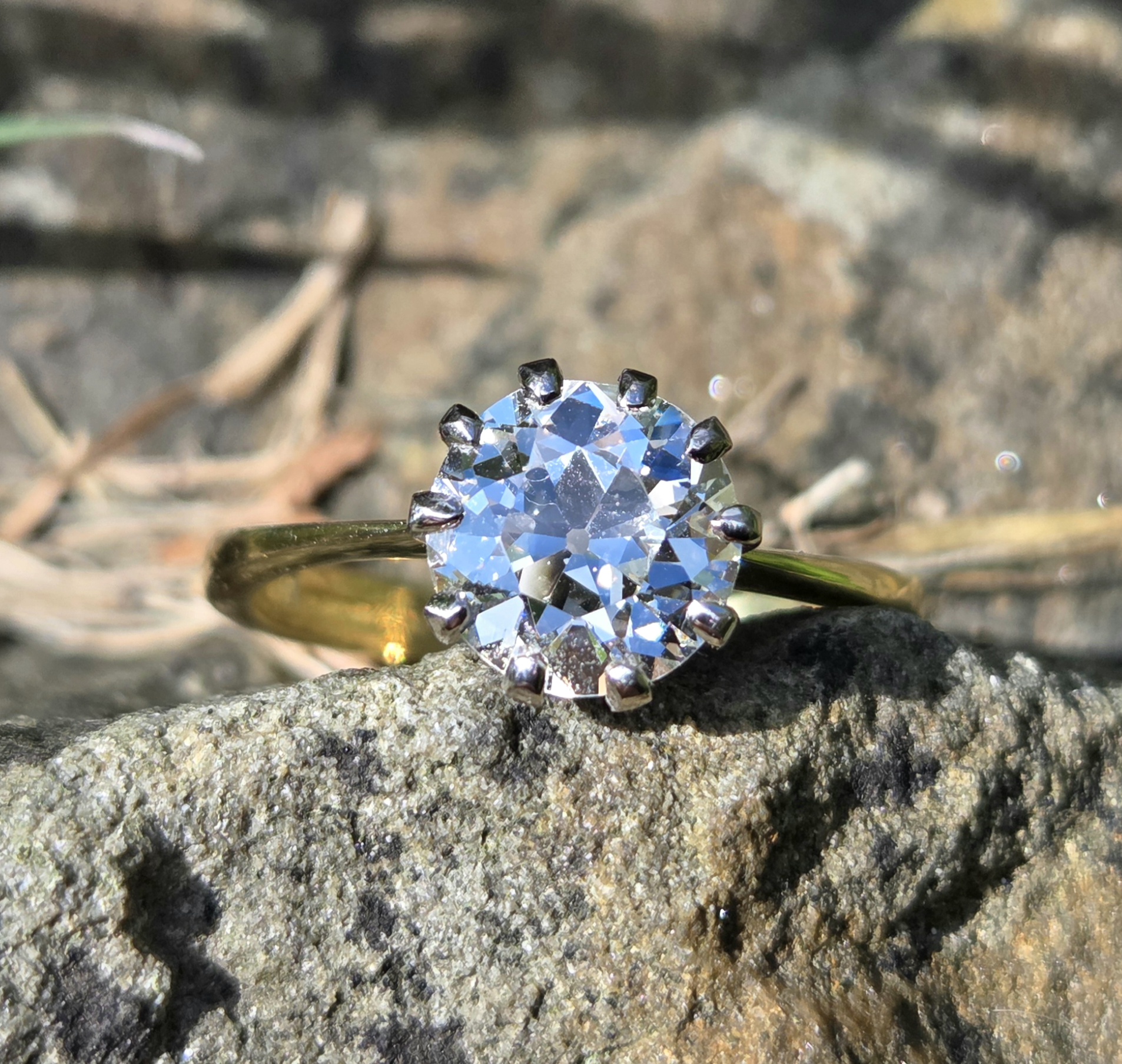 A beautiful 2.05ct Old European cut solitaire. - Image 2